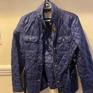 Navy Blue Quilted Jacket (Banana Republic)